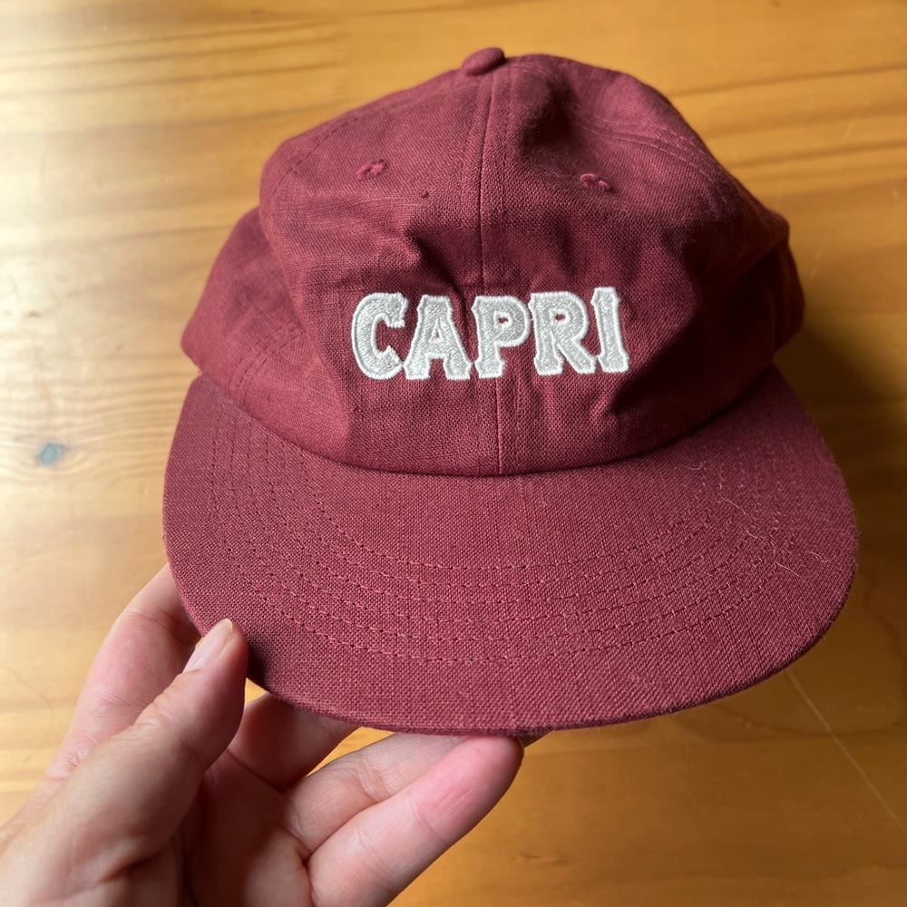 Capri Maroon Baseball Cap